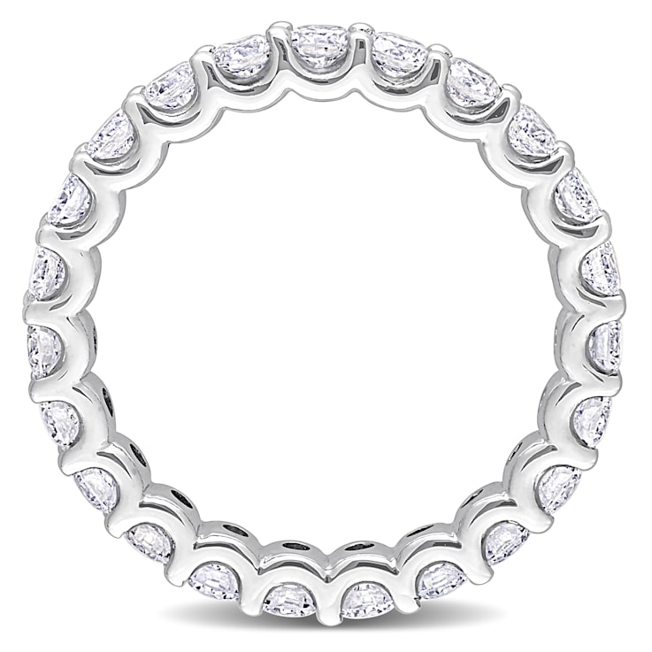 2 1/3 CT TGW Lab Grown Diamond Eternity Band in 14K White Gold- Size 9