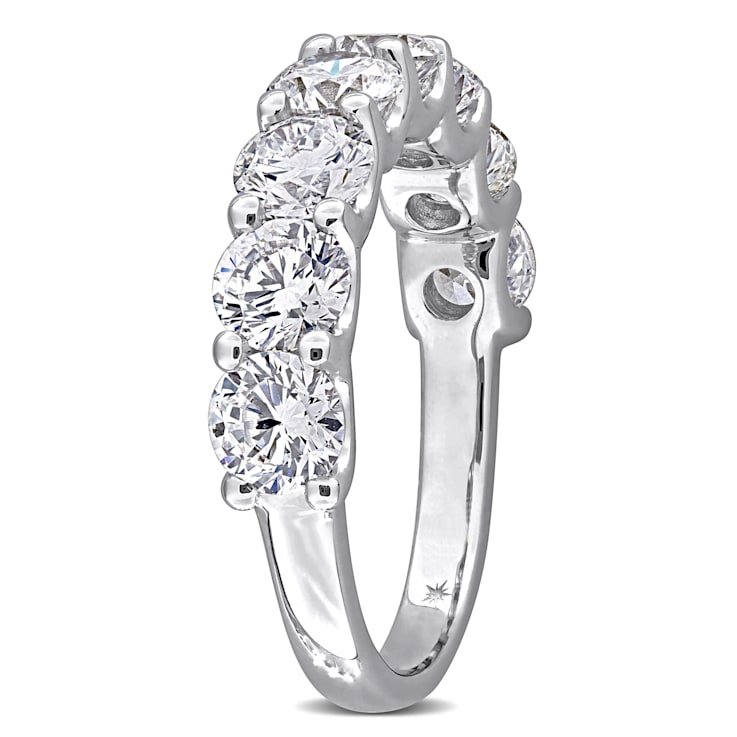 3 CT TW Lab-Grown Diamond Semi-Eternity Ring in 14K White Gold