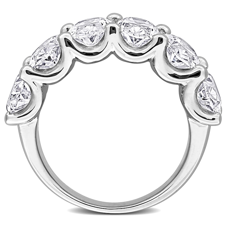 6 CT TW Lab-Grown Diamond Vintage Ring in 14K White Gold