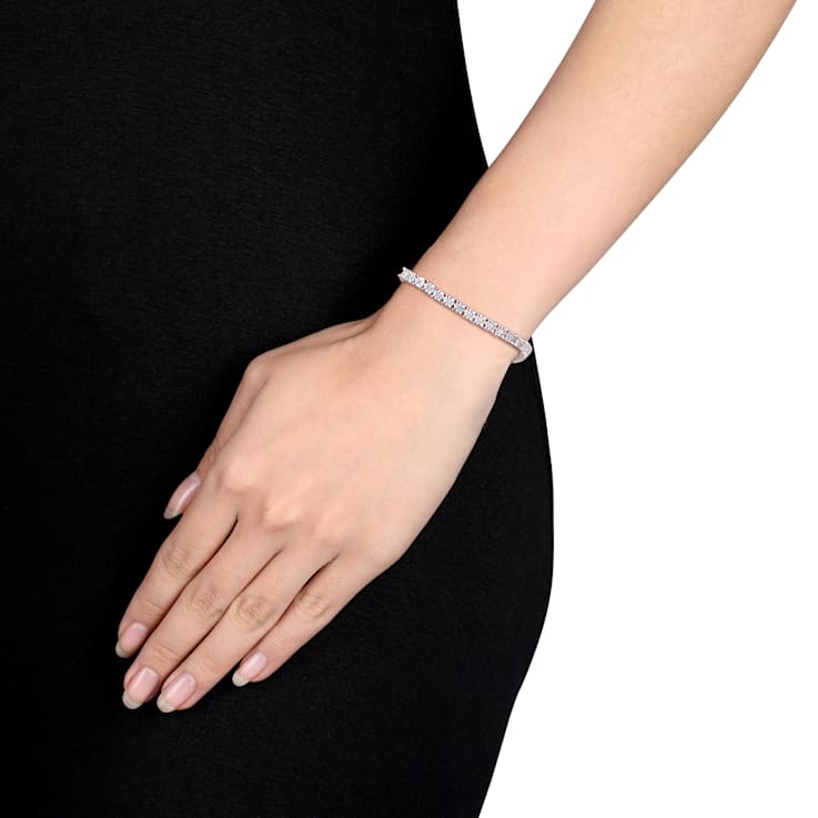 1/4 CT TW Diamond Tennis Bracelet in Sterling Silver