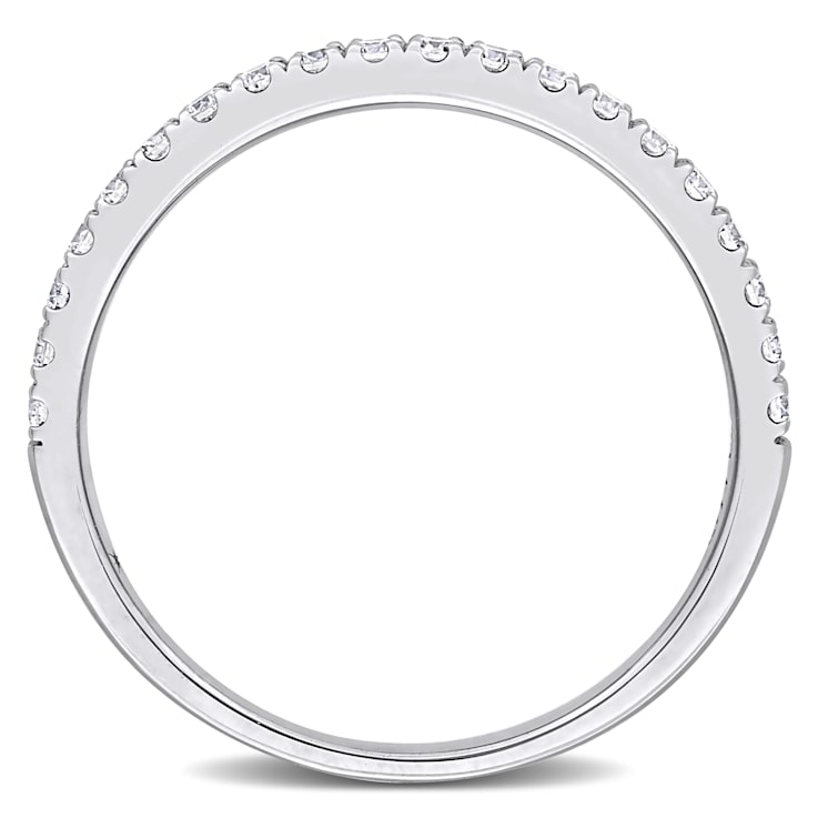 1/3 CT TW Lab-Grown Diamond Anniversary Ring in 14K White Gold