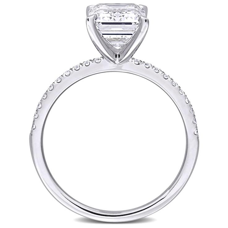 3 1/10 CT TW Lab-Grown Diamond Engagement Ring in 14K White Gold
