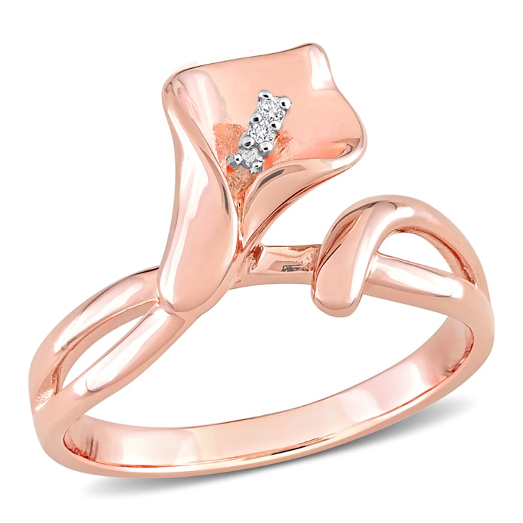 Calla lily on sale diamond engagement ring
