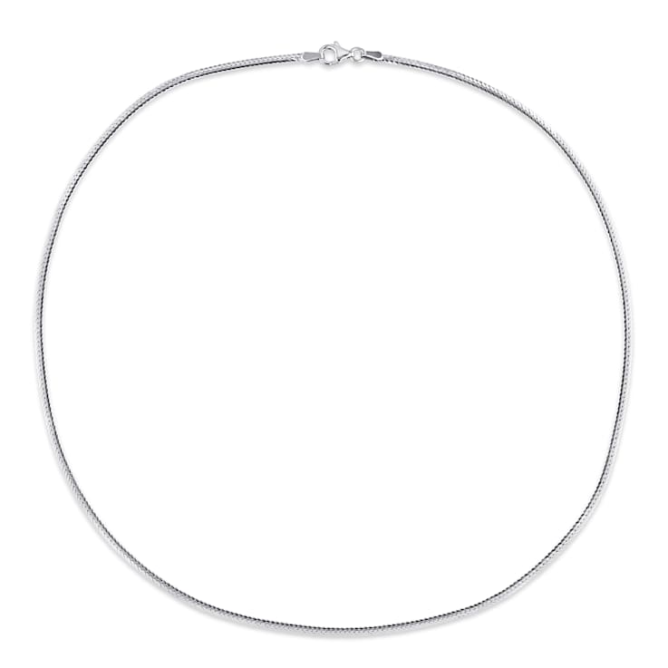 2MM Figaro Chain Necklace in Sterling Silver