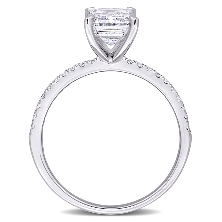 2 1/6 CT TW Lab-Grown Diamond Engagement Ring in 14K White Gold