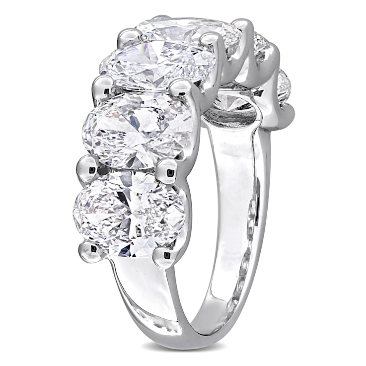 6 CT TW Lab-Grown Diamond Vintage Ring in 14K White Gold