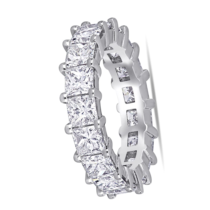 5 3/5 CT TW Diamond Eternity Ring in Platinum