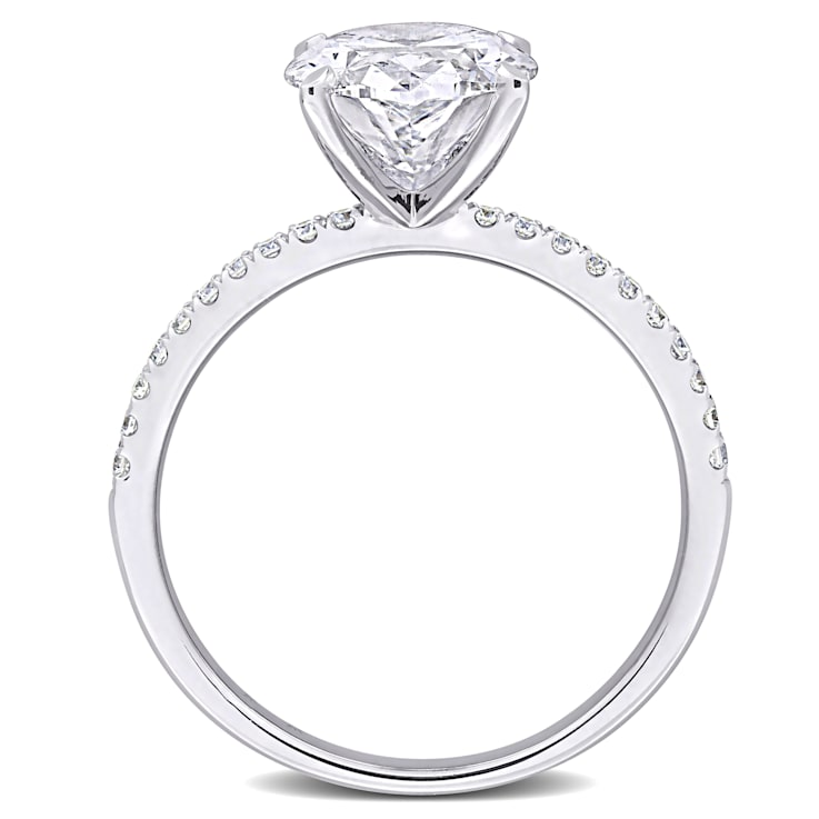 3 1/6 CT TW Lab-Grown Diamond Engagement Ring in 14K White Gold