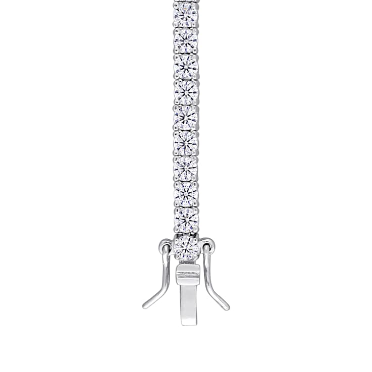 5 1/10 CT DEW Created Moissanite Tennis Bracelet in Sterling Silver
