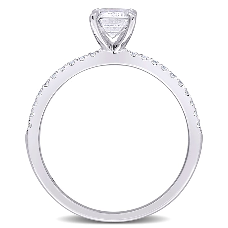 1 1/6 CT TW Lab-Grown Diamond Engagement Ring in 14K White Gold
