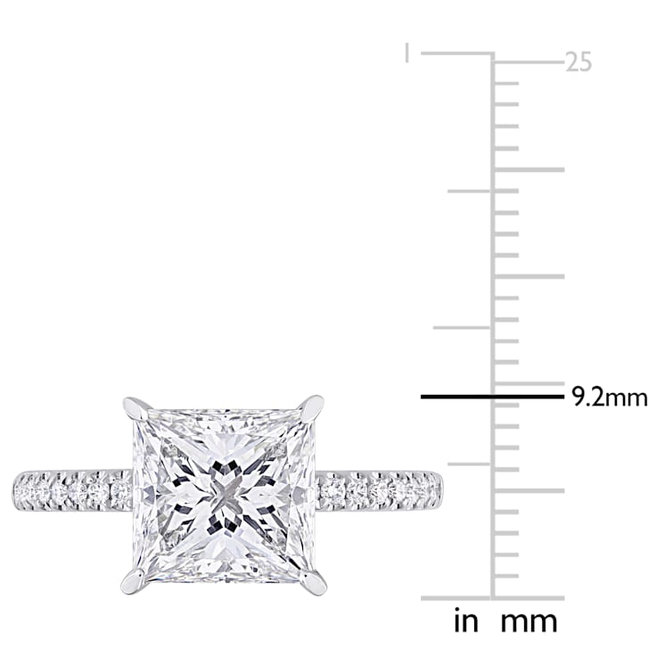 3 1/6 CT TW Lab-Grown Diamond Engagement Ring in 14K White Gold