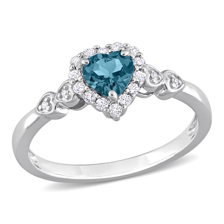 Promise ring diamond accent sterling silver cheap