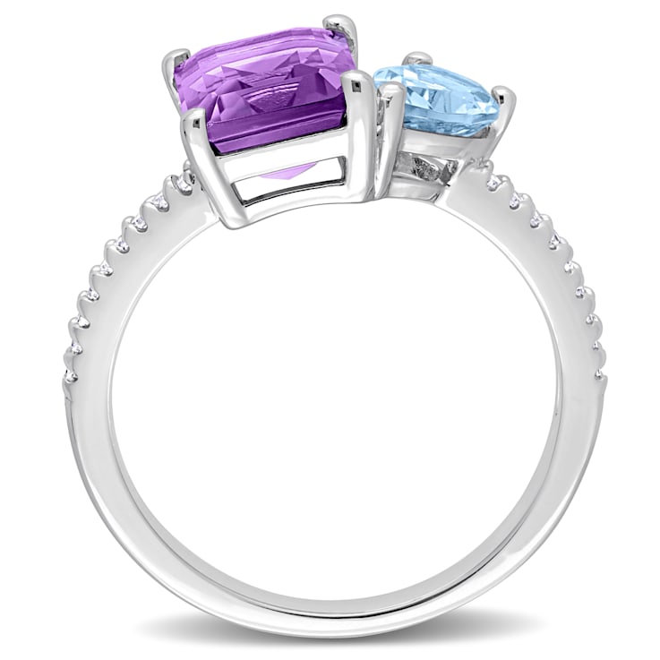 上等な and Amethyst TGW CT 1/10 3 Sky TW CT 1/10 with Topaz Blue アクセサリー