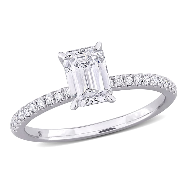 1 1/6 CT TW Lab-Grown Diamond Engagement Ring in 14K White Gold