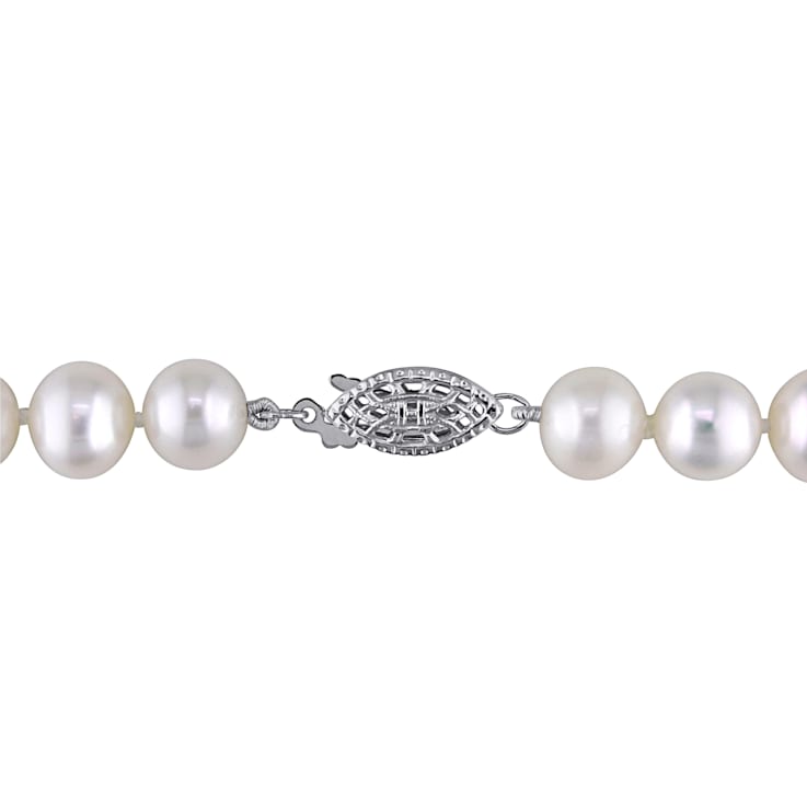 【HYERES LOR】25SS★ H Edit Silver (Y) Freshwater Pearl L NC 7 - 7.5 MM Cultured Freshwater Pearl 16