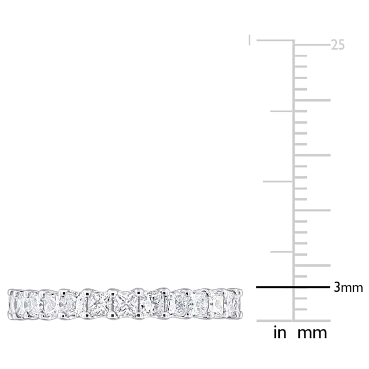2 CT TW Lab-Grown Diamond Eternity Ring in 14K White Gold