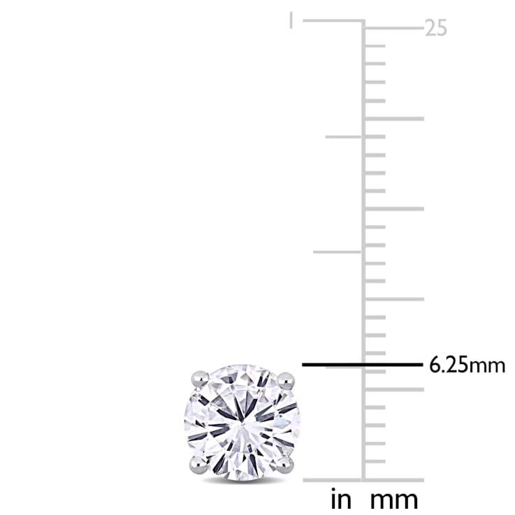 2 CT TW Lab-Grown Diamond Stud Earrings in 14K White Gold (IGI Certified)