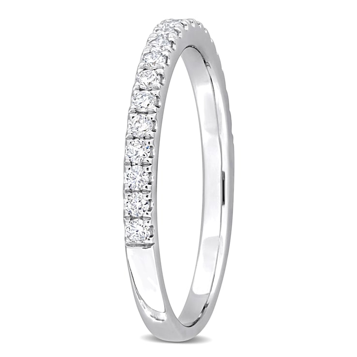 1/3 CT TW Lab-Grown Diamond Anniversary Ring in 14K White Gold