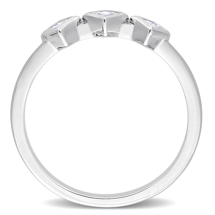 1/4 CT TW Diamond 3-Stone Ring in 14K White Gold