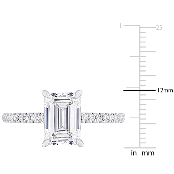 2 1/6 CT TW Lab-Grown Diamond Engagement Ring in 14K White Gold