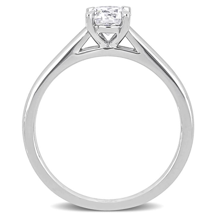 1/2 CT TW Diamond Solitaire Engagement Ring in Platinum (GIA Certified)