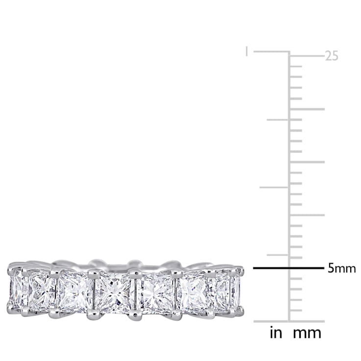 5 3/5 CT TW Diamond Eternity Ring in Platinum