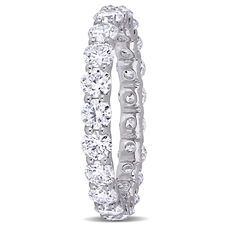 2 1/10 CT TGW Lab Grown Diamond Eternity Band in 14K White Gold- Size 7