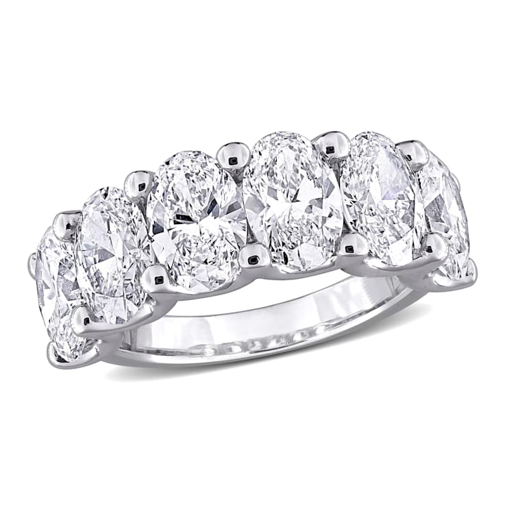 6 CT TW Lab-Grown Diamond Vintage Ring in 14K White Gold