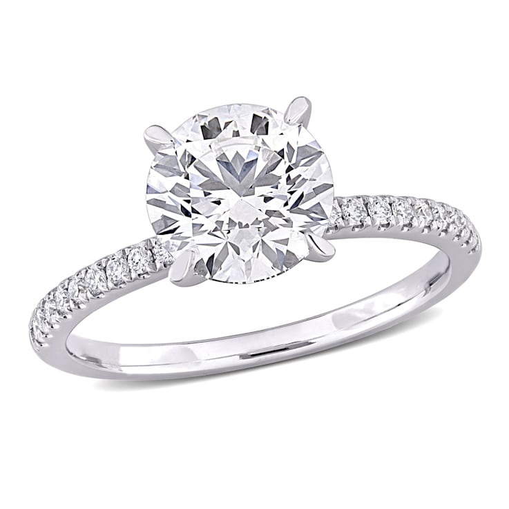 2 1/6 CT TW Lab-Grown Diamond Engagement Ring in 14K White Gold