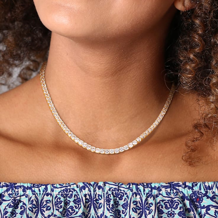 White sapphire tennis chain deals