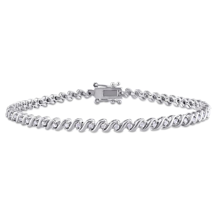 S shaped tennis deals bracelet