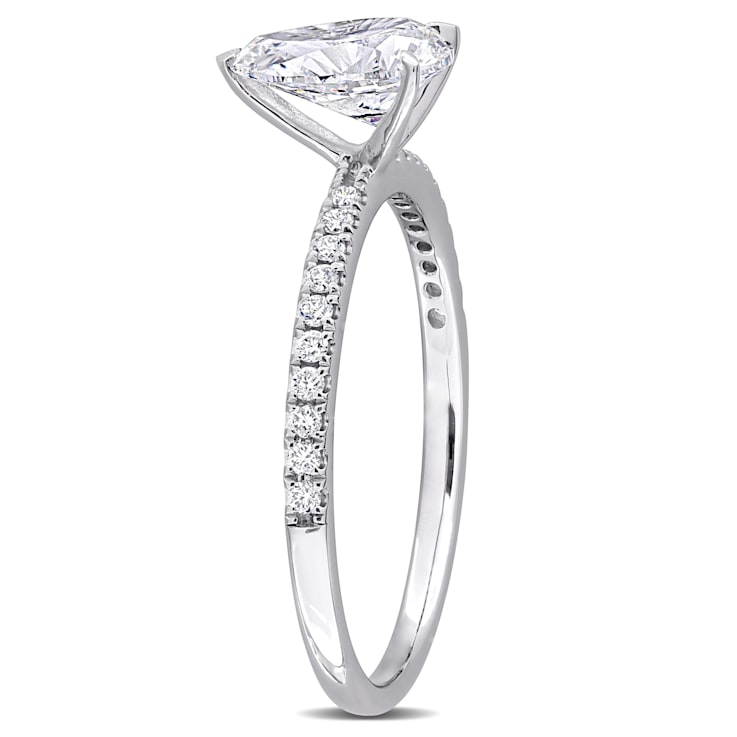 1 1/6 CT TW Lab-Grown Diamond Engagement Ring in 14K White Gold