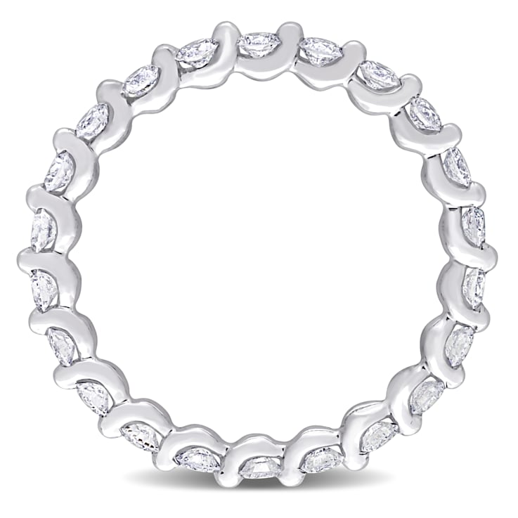 1 CT TW Diamond Eternity Ring in Platinum