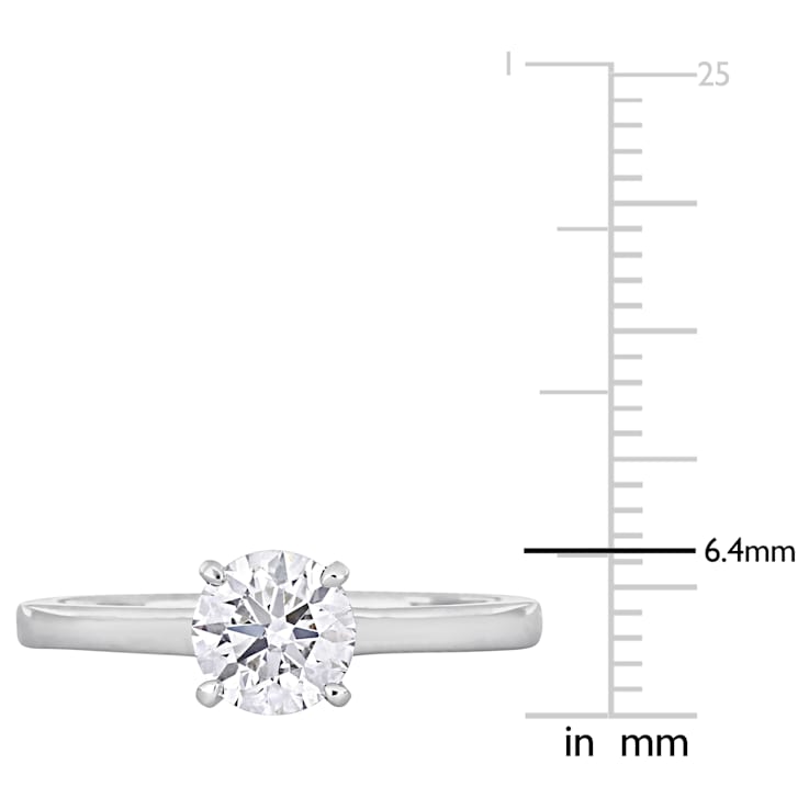 1 CT TW Diamond Solitaire Engagement Ring in Platinum (GIA Certified)