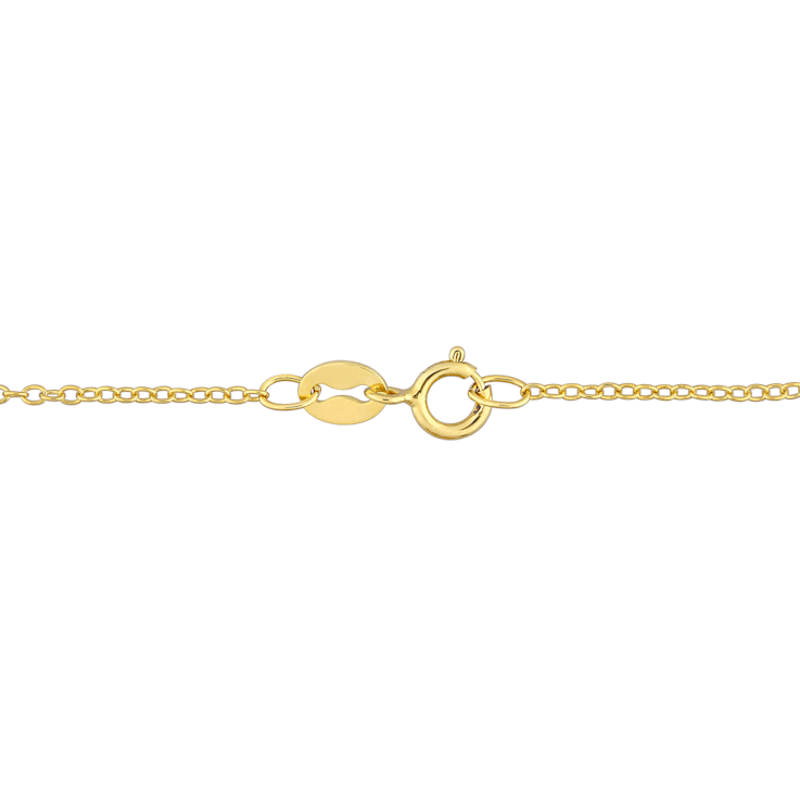 11.40 CTW Citrine, Madeira Citrine and Topaz Double Halo 18k Gold Plated
Silver Pendant w/Chain
