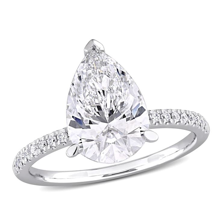 3 1/6 CT TW Lab-Grown Diamond Engagement Ring in 14K White Gold
