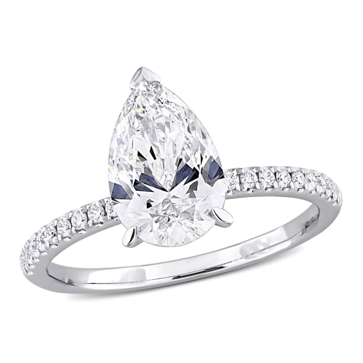 2 1/6 CT TW Lab-Grown Diamond Engagement Ring in 14K White Gold