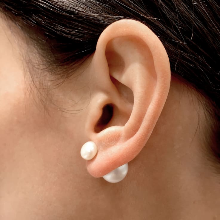Tribal hotsell pearl earrings