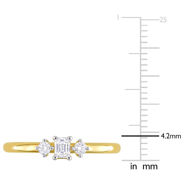 1/4 CT TW Diamond Ring in 14K Yellow Gold - 1F3B2A