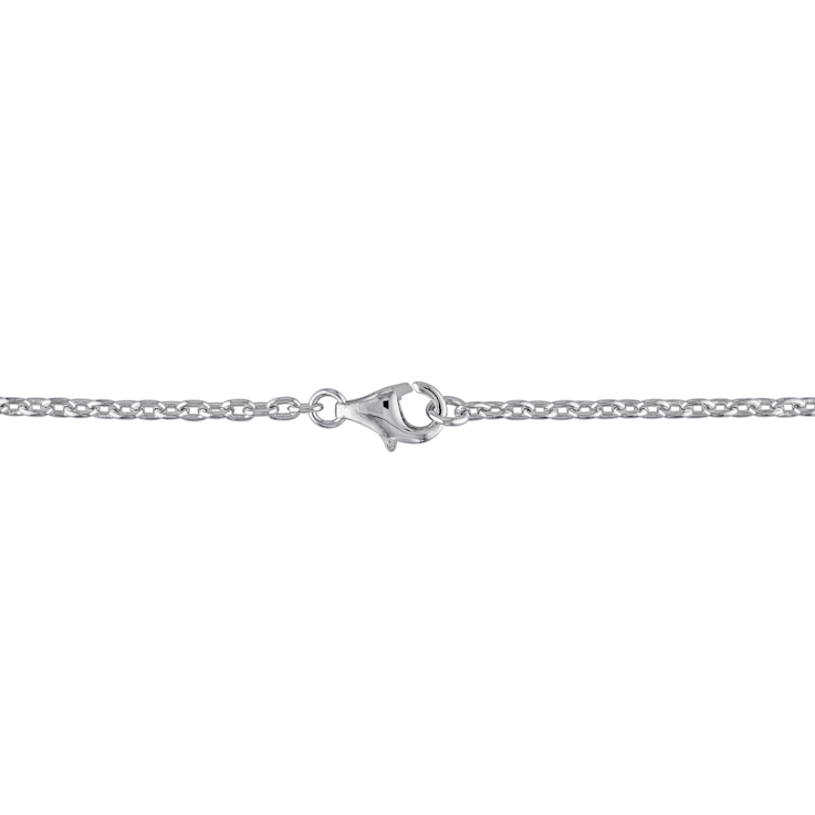 9-9.5 MM Freshwater Cultured Pearl Necklace in Sterling Silver