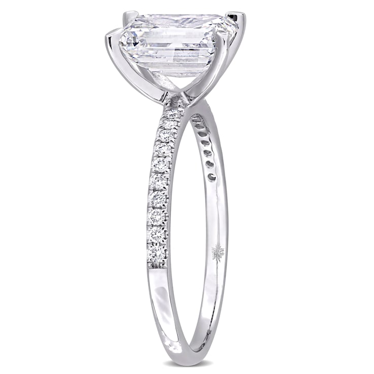 2 1/6 CT TW Lab-Grown Diamond Engagement Ring in 14K White Gold