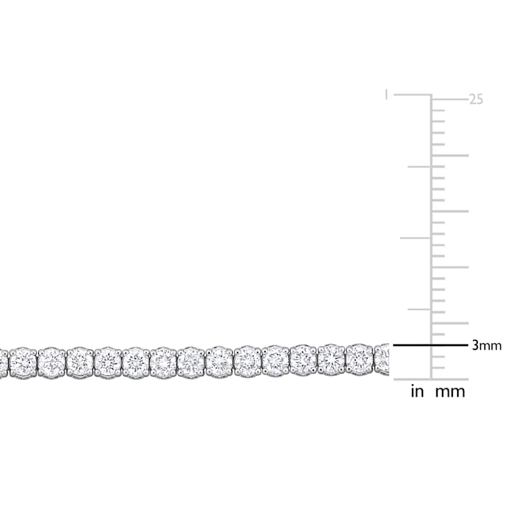 3 3/4 CT TW Lab-Grown Diamond Tennis Bracelet in 14K White Gold