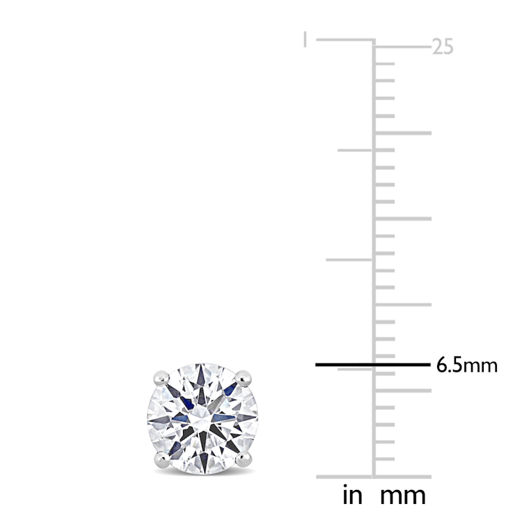 2 CT TW Lab-Grown Daimond Stud Earrings in Platinum (IGI Certified)
