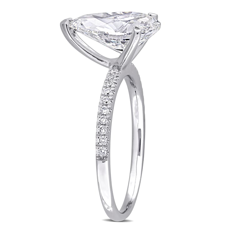 3 1/6 CT TW Lab-Grown Diamond Engagement Ring in 14K White Gold