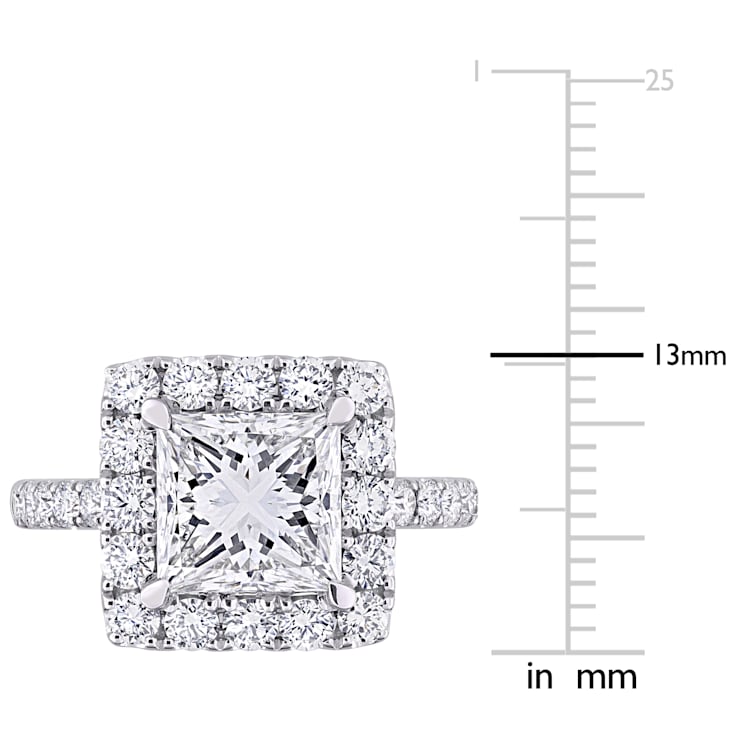 4 1/3 CT TW Lab-Grown Diamond Engagement Ring in 14K White Gold
