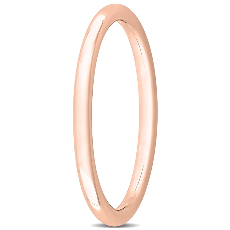 Ladies Wedding Band in 10K Rose Gold