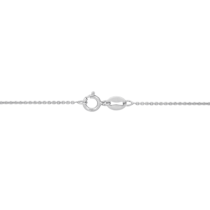 Cable Chain Necklace in Platinum, 16 in