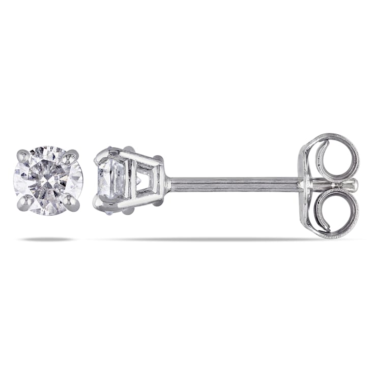 1/3 CT TW Diamond Stud Earrings in Sterling Silver