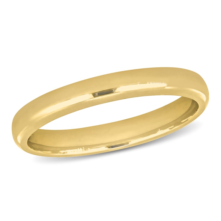 18K Yellow Gold 2.5mm Comfort Fit Wedding Ring