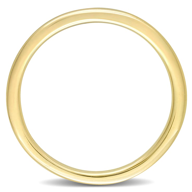 Ladies Wedding Band in 10K Yellow Gold